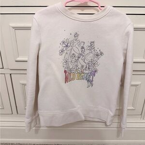 Girl Disney Princess Ivory Sweatshirt 6